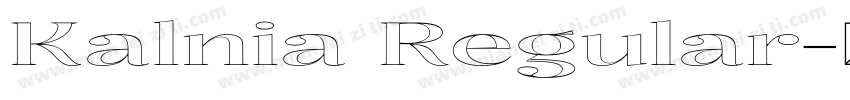 Kalnia Regular字体转换